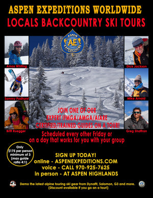 Local's Backcountry Tour this Weekend for $175 pp